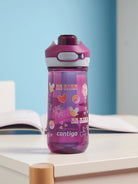 Contigo Jessie Grape Purple – bezpieczna butelka dla dziecka, szczelna i prosta w użyciu jedną ręką, kolor: fioletowy