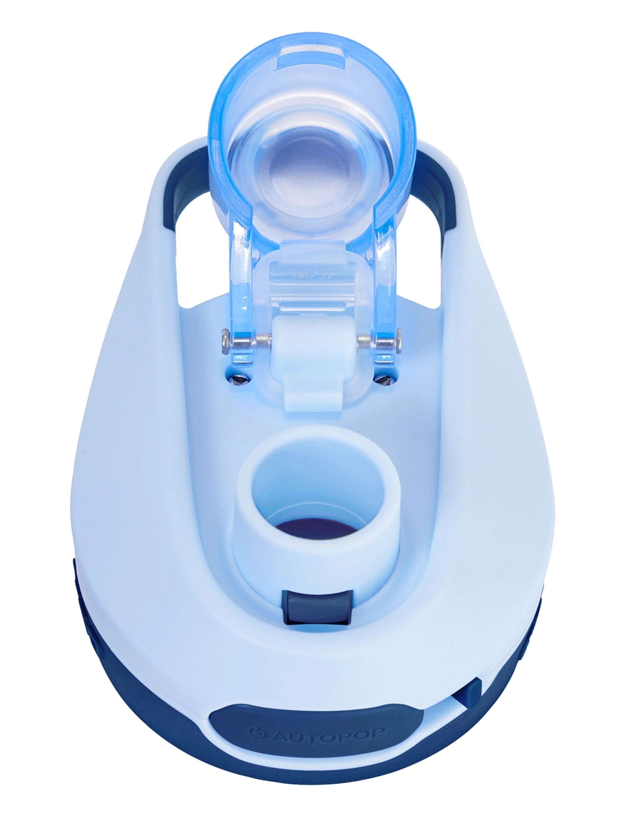 Contigo Jessie Periw School – bezpieczna butelka dla dziecka, szczelna i prosta w użyciu jedną ręką, kolor: niebieski