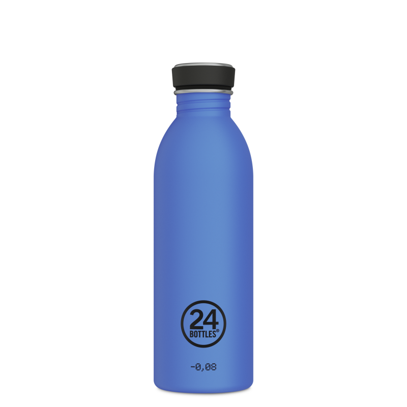 Butelka na wode 24bottles REactive 500 ml – lekka, zmienia kolor pod wpływem zimna, 100% szczelna, kolor: różowa/niebieska