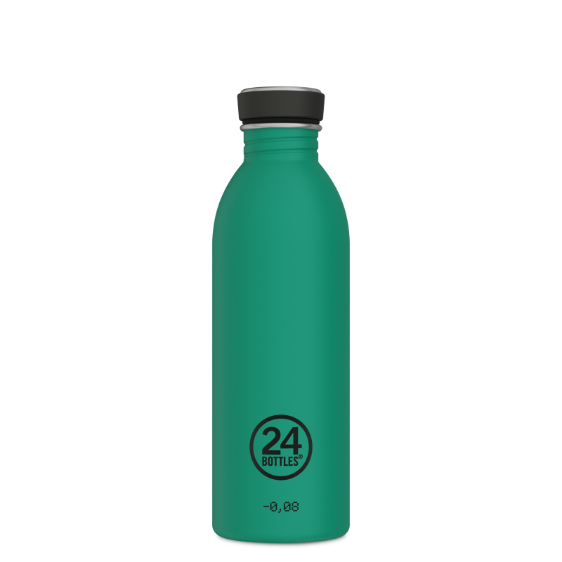 Butelka na wode 24bottles REactive 500 ml – lekka, zmienia kolor pod wpływem zimna, 100% szczelna, kolor: żółty/zielony