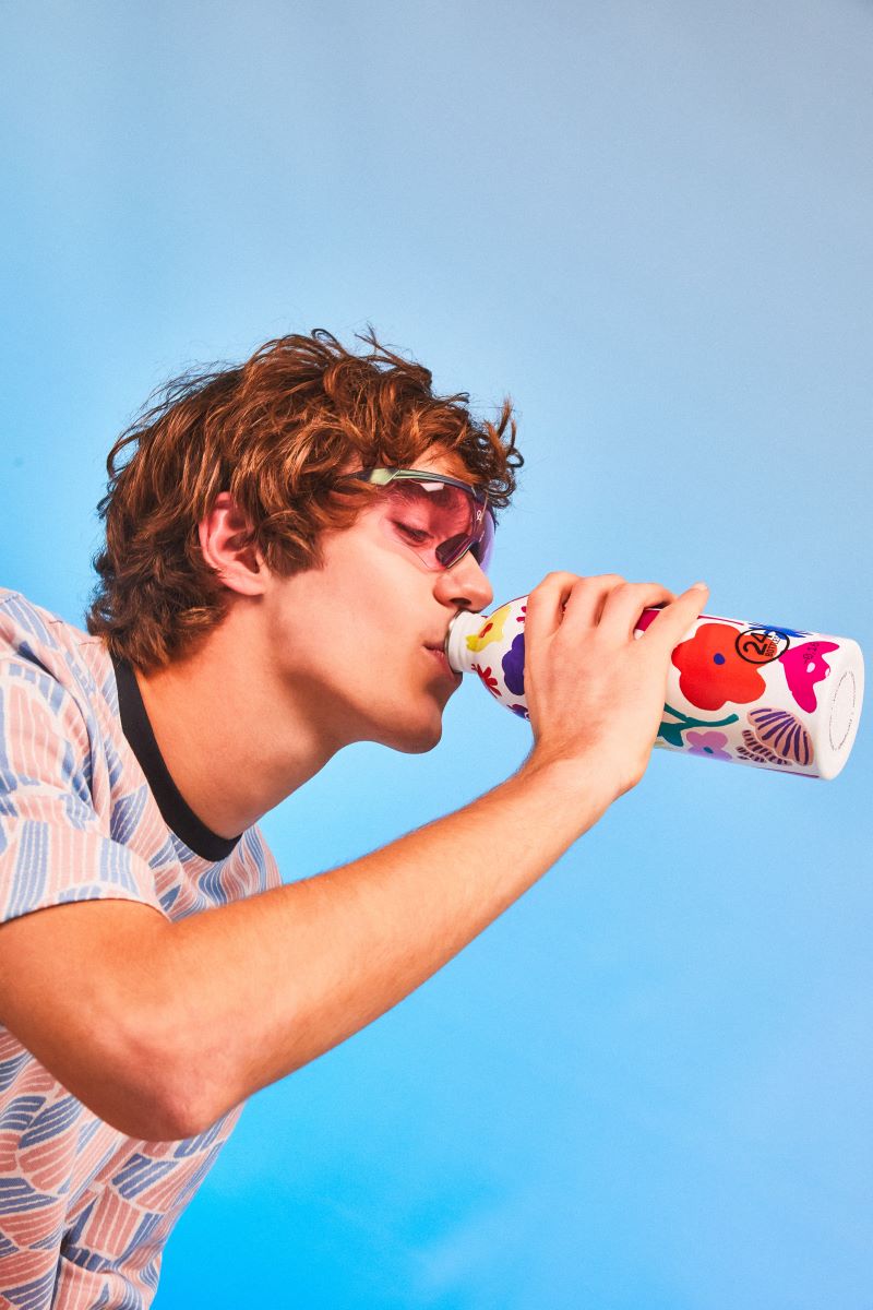 Urban Bottle Aqua Florita 500 ml – lekka, szczelna butelka ze stali nierdzewnej, idealna na co dzień.