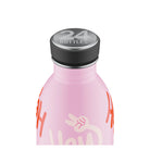 Urban Bottle Hey! Pink 500 ml – lekka, szczelna butelka ze stali nierdzewnej, idealna na co dzień, kolor: różowy