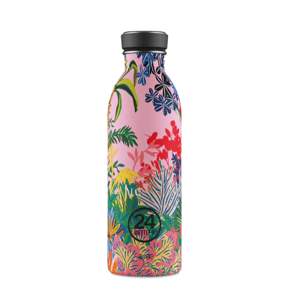 Urban Bottle Pink Paradise 500 ml – lekka, szczelna butelka ze stali nierdzewnej, idealna na co dzień.