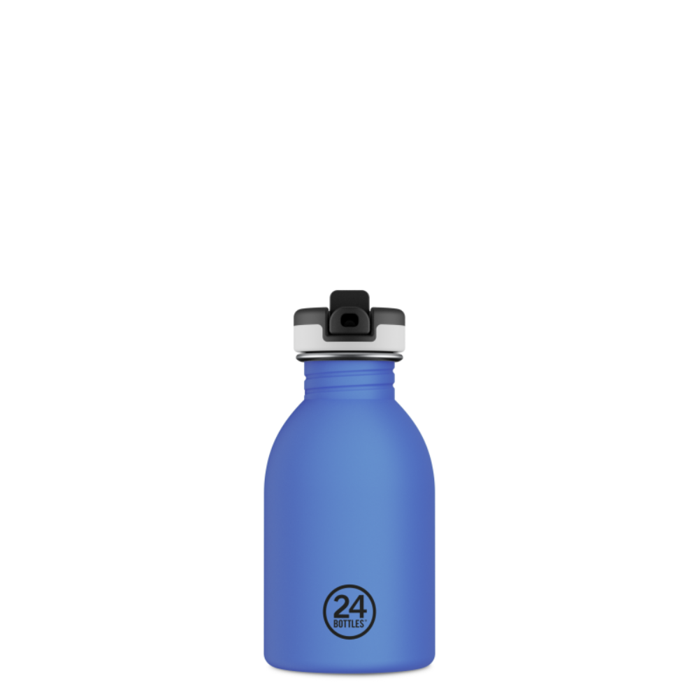 Kids Bottle REactive 250 ml – lekka butelka dla dzieci, zmienia kolor pod wpływem zimna, 100% szczelna, kolor: różowy/niebieski