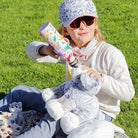 Butelka na wodę dla dzieci 24Bottles Magic Friends – bezpieczna, lekka i szczelna butelka wielorazowa z matowym wykończeniem, wzór: jednorożce