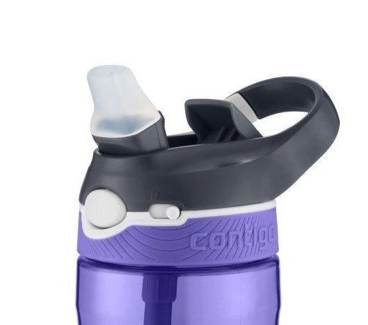 Contigo Ashland Grapevine – butelka z recyklingu, ze słomką i ustnikiem AutoSpout®, szczelna i bezpieczna, kolor: fioletowy