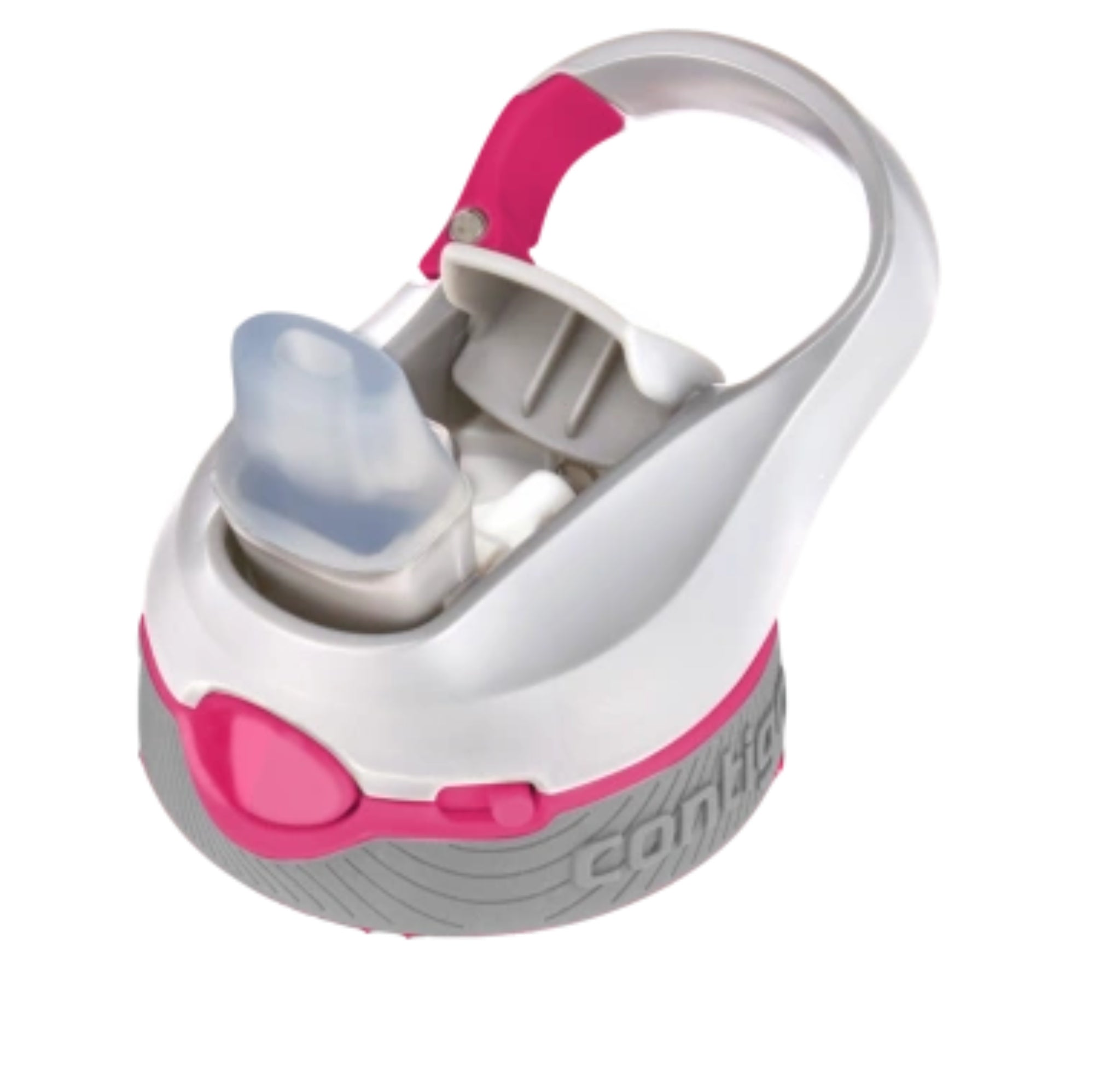 Contigo Ashland Sangria – butelka z recyklingu, ze słomką i ustnikiem AutoSpout®, szczelna i bezpieczna, kolor: różowy