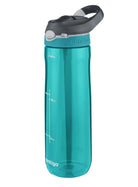 Contigo Ashland Scuba – butelka z recyklingu, ze słomką i ustnikiem AutoSpout®, szczelna i bezpieczna, kolor: turkusowy
