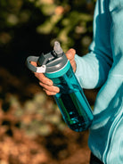 Contigo Ashland Scuba – butelka z recyklingu, ze słomką i ustnikiem AutoSpout®, szczelna i bezpieczna, kolor: turkusowy