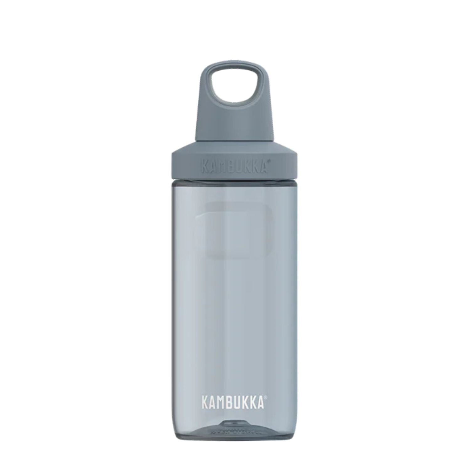 Kambukka Reno Grey 500 ml – lekka butelka tritanowa, 100% szczelna, szeroki wlew, uchwyt pętelka, bez BPA, odporna na zapachy i promienie UV, kolor: szary