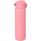 Butelka termiczna ION8 SLIM Rose Bloom - 500 ml, na ciepłe i zimne napoje, szczelna, ustnik pod nakrętką, stal nierdzewna, kolor: różowy