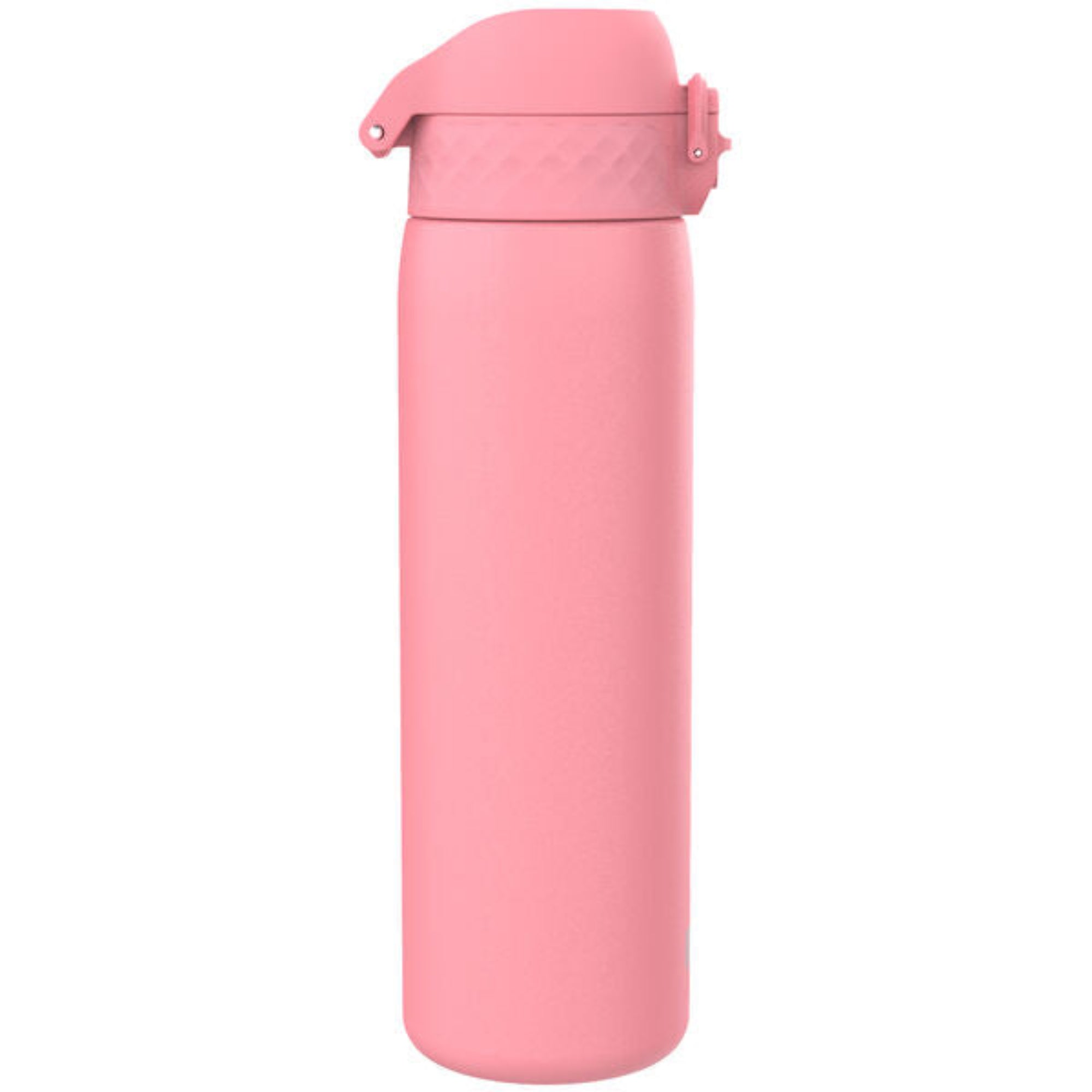 Butelka termiczna ION8 SLIM Rose Bloom - 500 ml, na ciepłe i zimne napoje, szczelna, ustnik pod nakrętką, stal nierdzewna, kolor: różowy