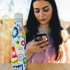 Butelka termiczna Cool Bottles Xclusive Electric Garden– szczelna, ekologiczna, długo trzyma temperaturę