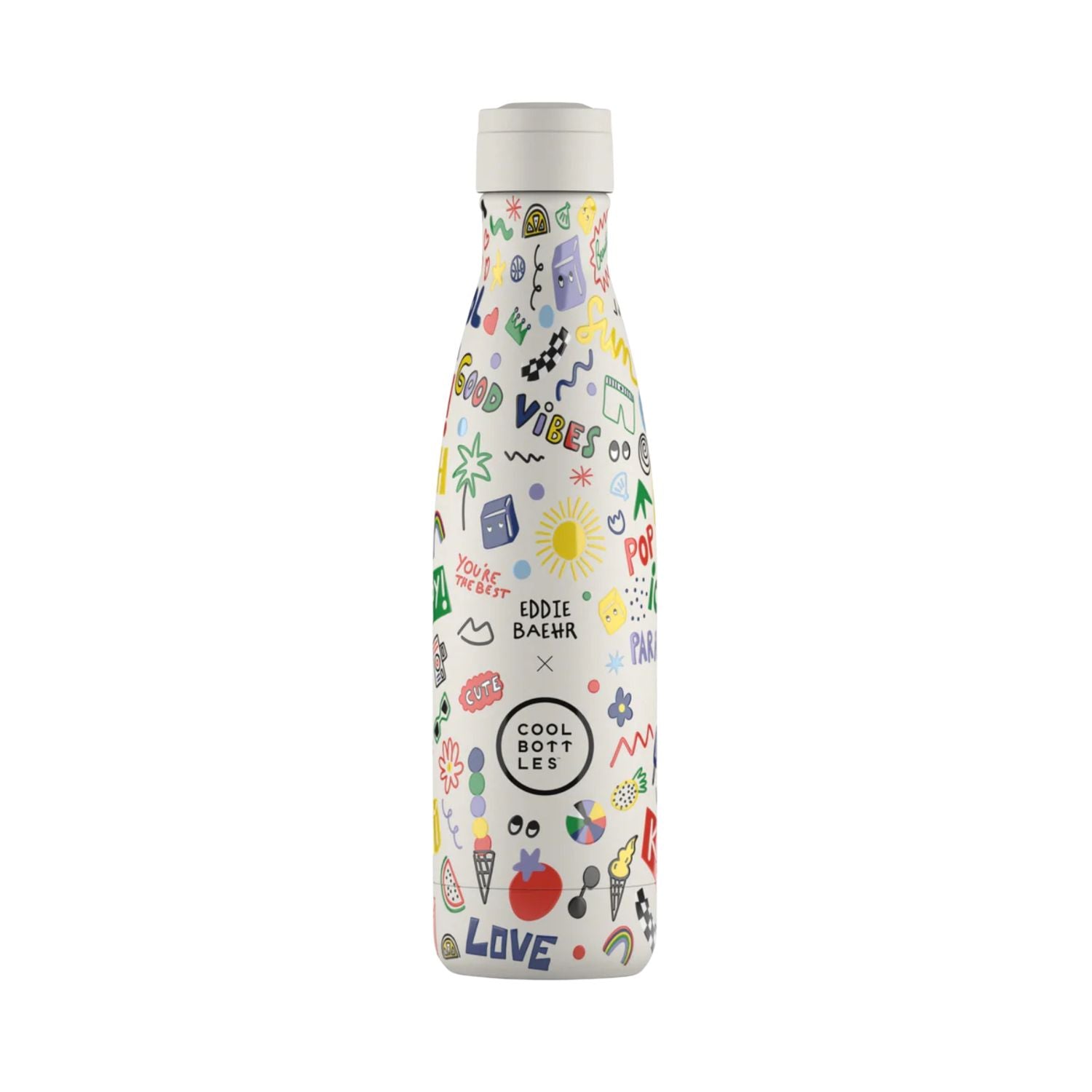 Butelka termiczna Cool Bottles Xclusive Good Vibes – szczelna, ekologiczna, długo trzyma temperatuę