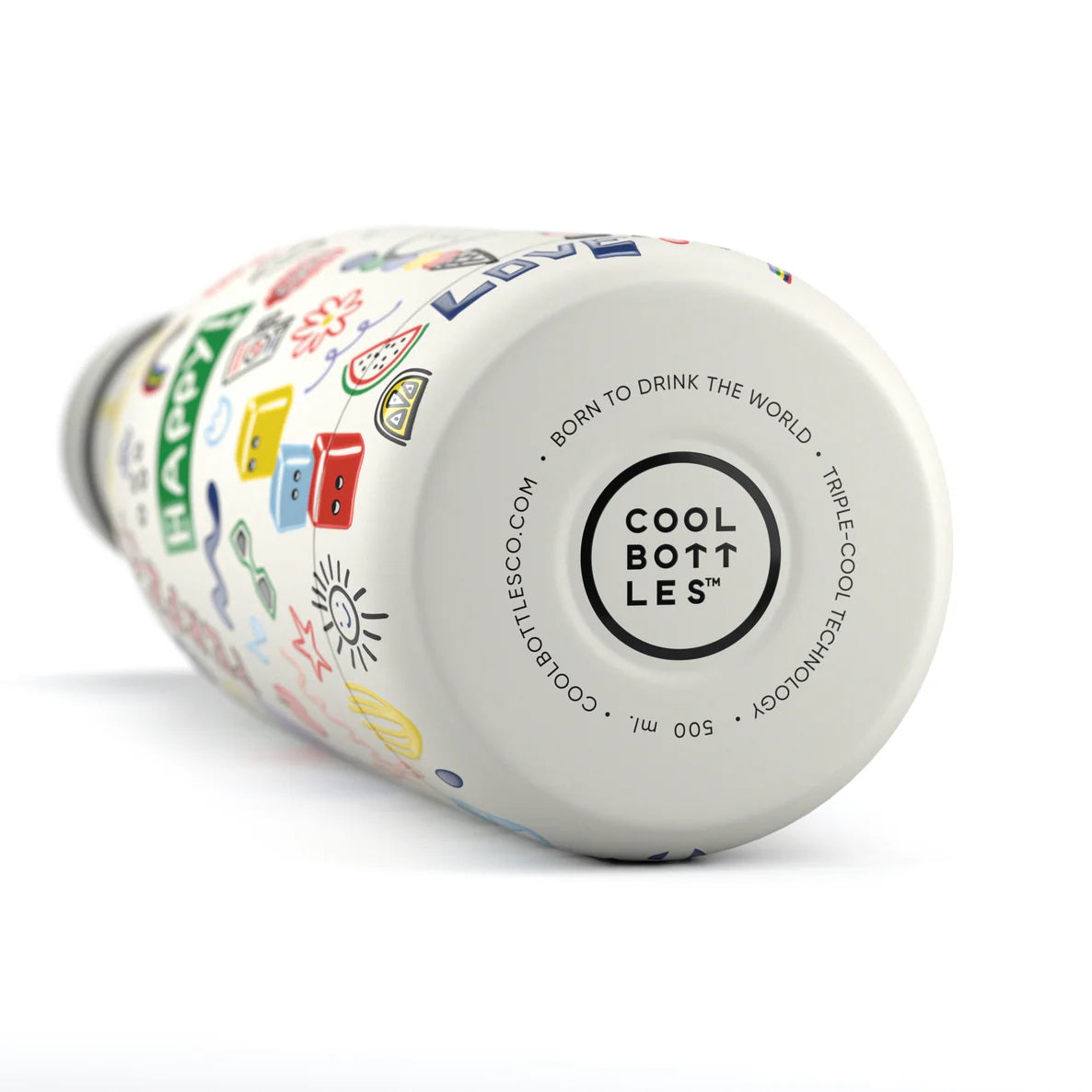 Butelka termiczna Cool Bottles Xclusive Good Vibes – szczelna, ekologiczna, długo trzyma temperatuę