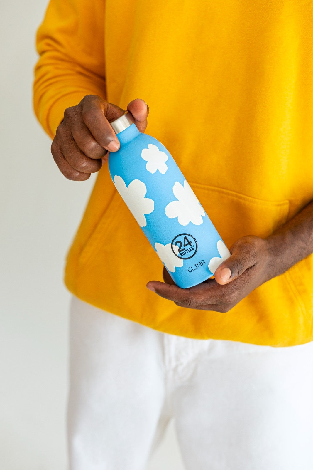 Butelka termiczna 24Bottles CLIMA– izolacja próżniowa, bez BPA, idealna do gorących i zimnych napojów, wzór: daydreaming