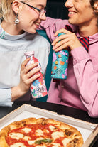 Butelka termiczna 24Bottles CLIMA– izolacja próżniowa, bez BPA, idealna do gorących i zimnych napojów, wzór: bloom bloom green