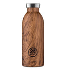 Butelka termiczna 24Bottles CLIMA– izolacja próżniowa, bez BPA, idealna do gorących i zimnych napojów, wzór: woodsequoia