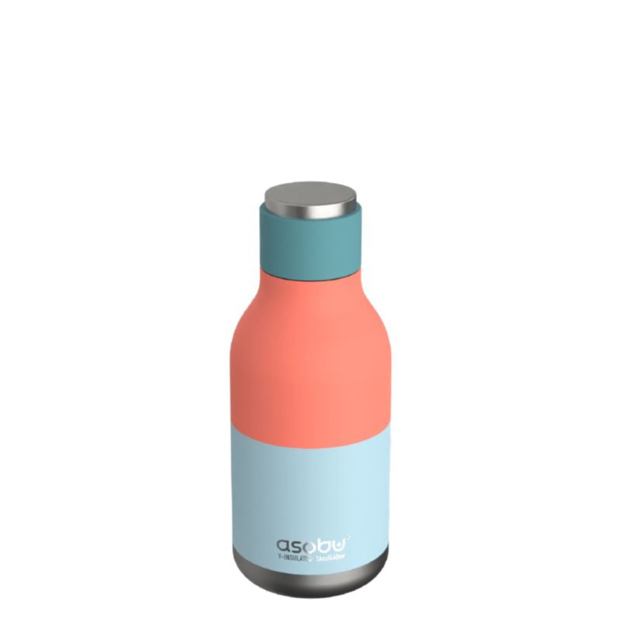 ASOBU Urban Pastel Teal – stylowa butelka termiczna, 24 h chłodu, trwała i bez BPA, idealna do miasta