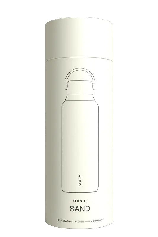 Ragsy Moshi Sand 600 ml – szczelny termos z ceramicznym środkiem bez BPA