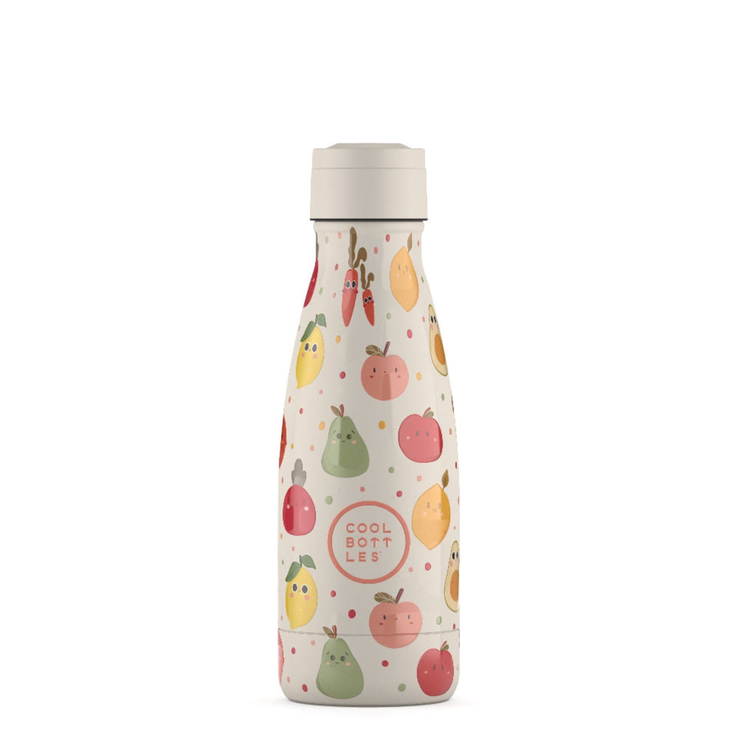 Cool Bottles Kids Fruid Salad – termiczna butelka dla dzieci, z ustnikiem, bez BPA, wzór: owoce