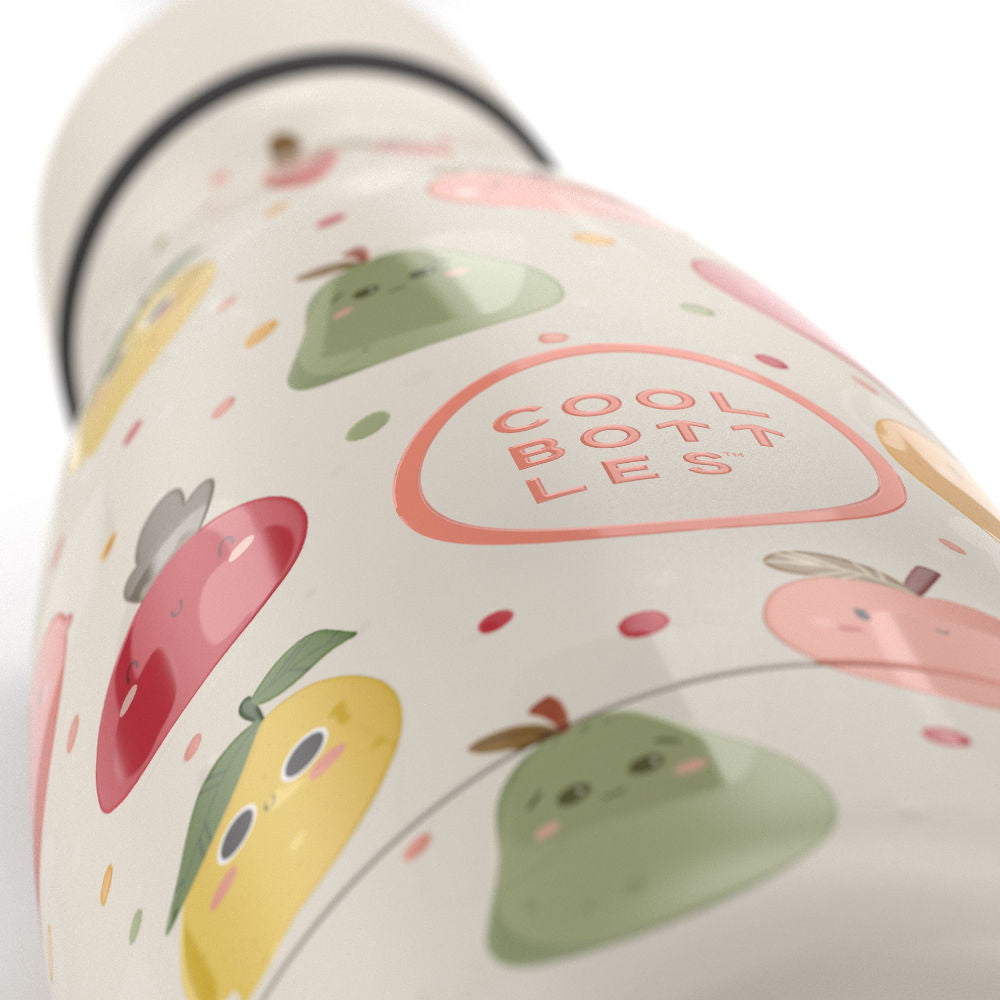 Cool Bottles Kids Fruid Salad – termiczna butelka dla dzieci, z ustnikiem, bez BPA, wzór: owoce