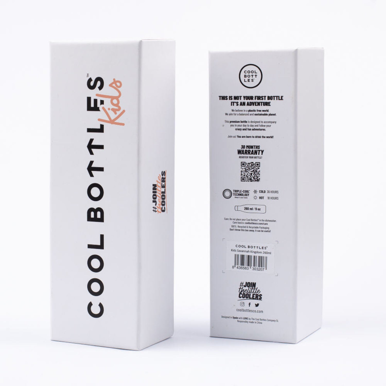 Cool Bottles Kids Fruid Salad – termiczna butelka dla dzieci, z ustnikiem, bez BPA, wzór: owoce