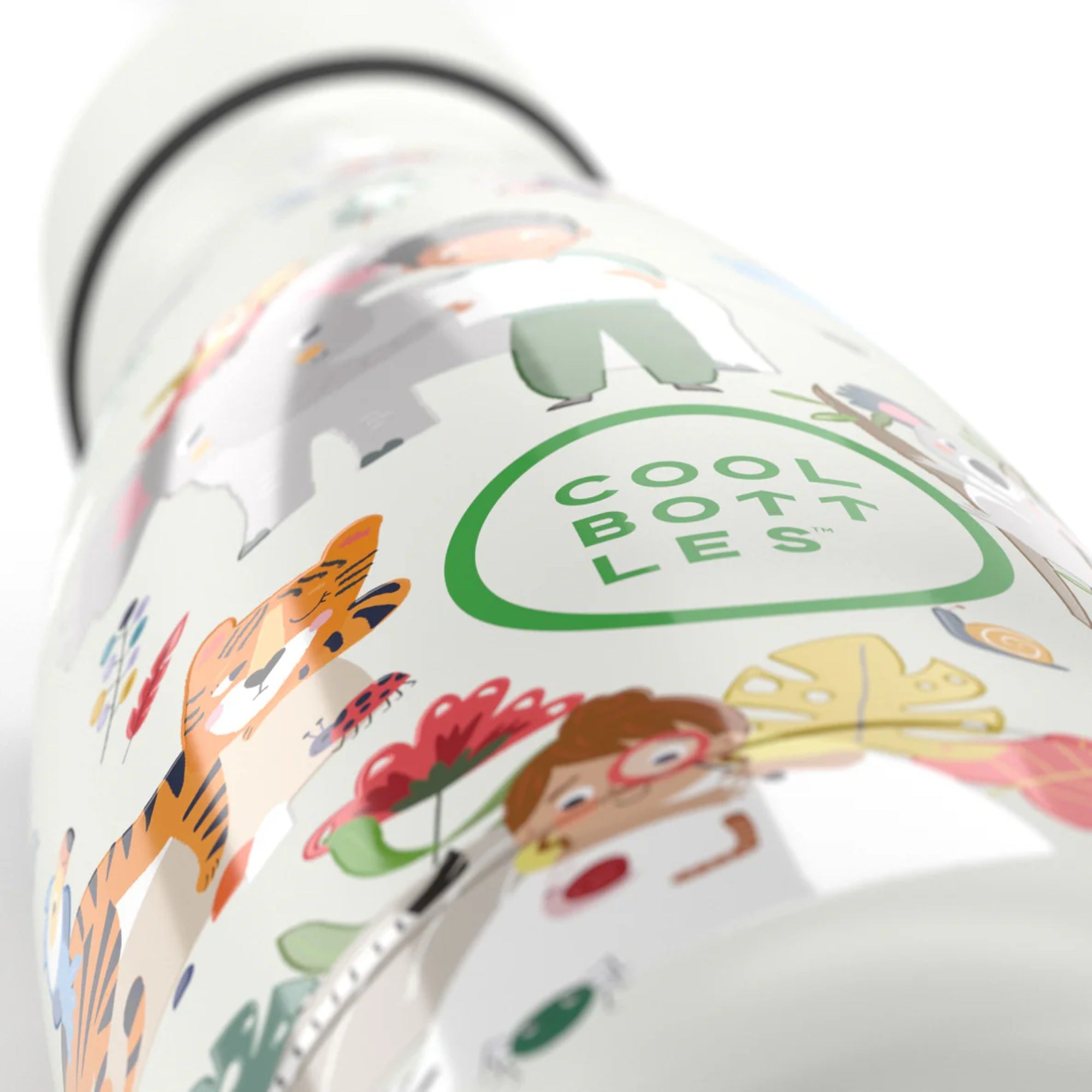 Cool Bottles Kids Curious Explorers – termiczna butelka dla dzieci, z ustnikiem, bez BPA, wzór: odkrywcy
