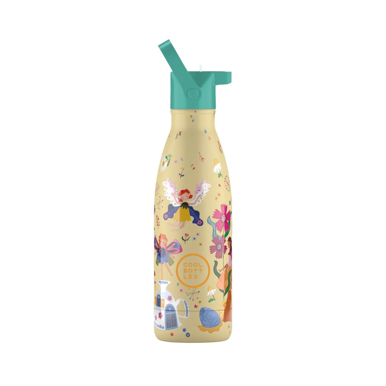 Cool Bottles Kids Magical Fairies – termiczna butelka dla dzieci, z ustnikiem, bez BPA, wzór: wróżki