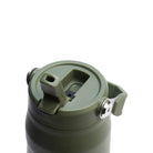 Zielona butelka termicza Stanley IceFlow 0,7 l Dried Pine – sportowy design i długotrwałe chłodzenie