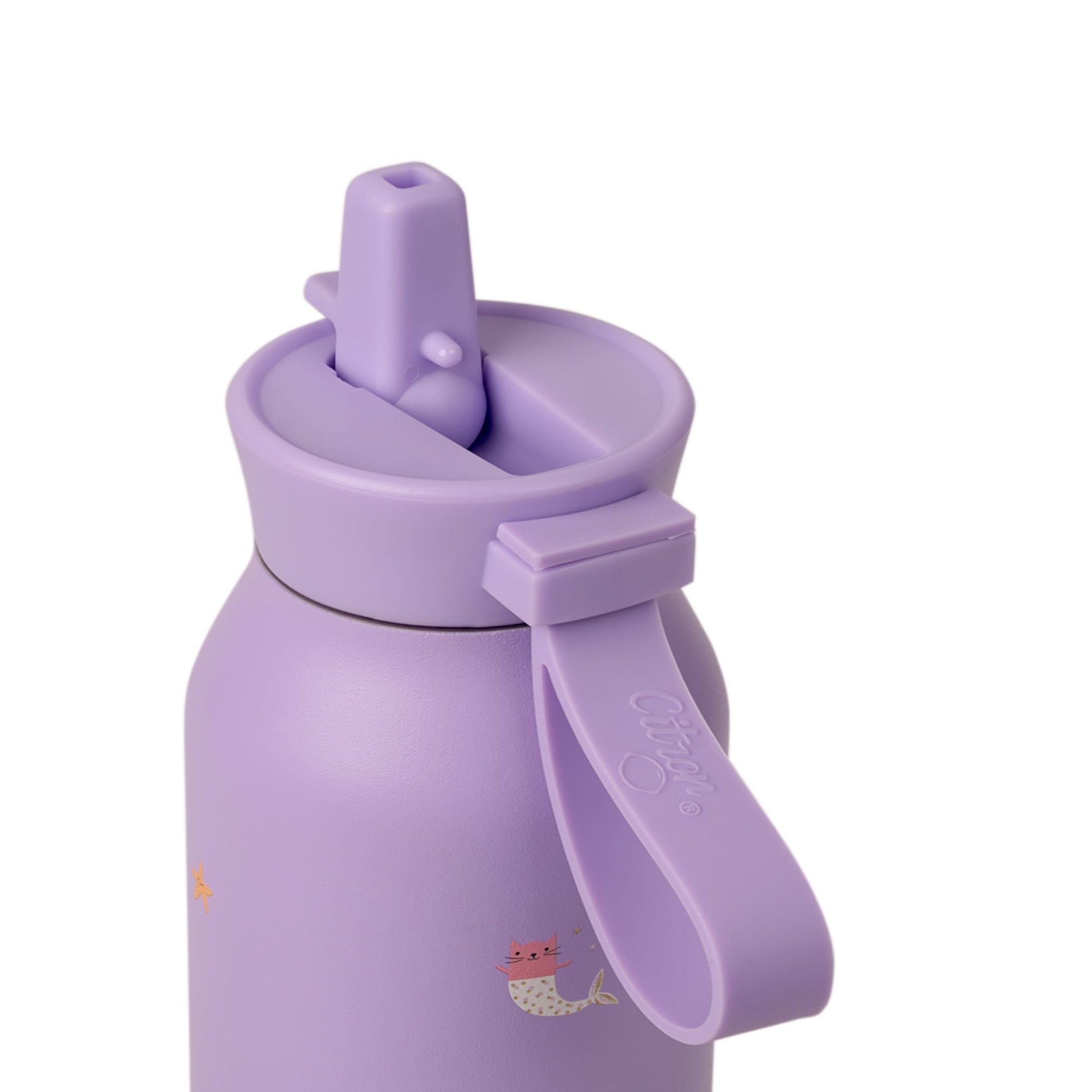 Bidon stalowy dla dziewczynki z wzorem syrenek Citron Mermaid