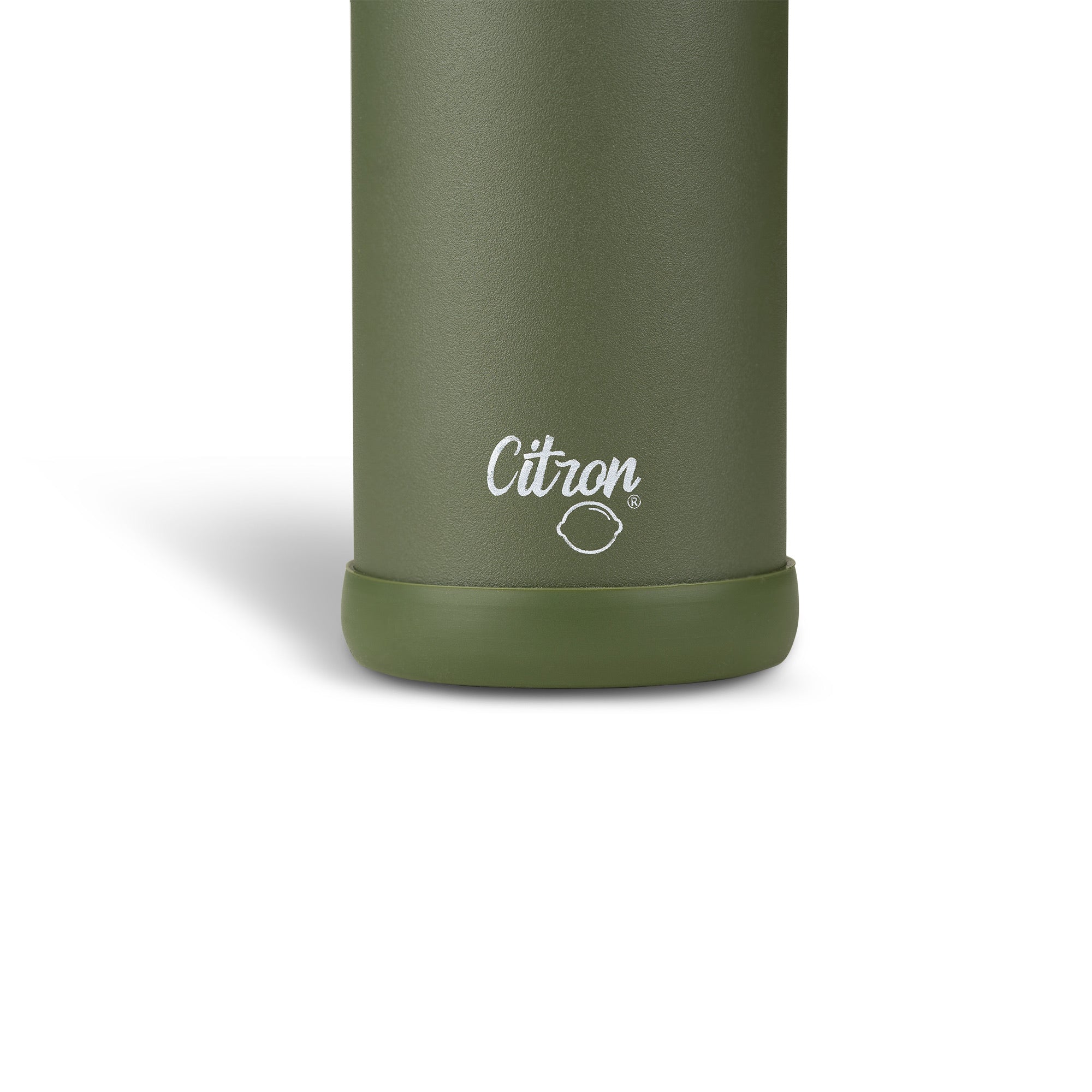 Citron butelka termiczna Green 350 ml dziecięca, stal nierdzewna, zielona, szczelna, z elastyczną słomką