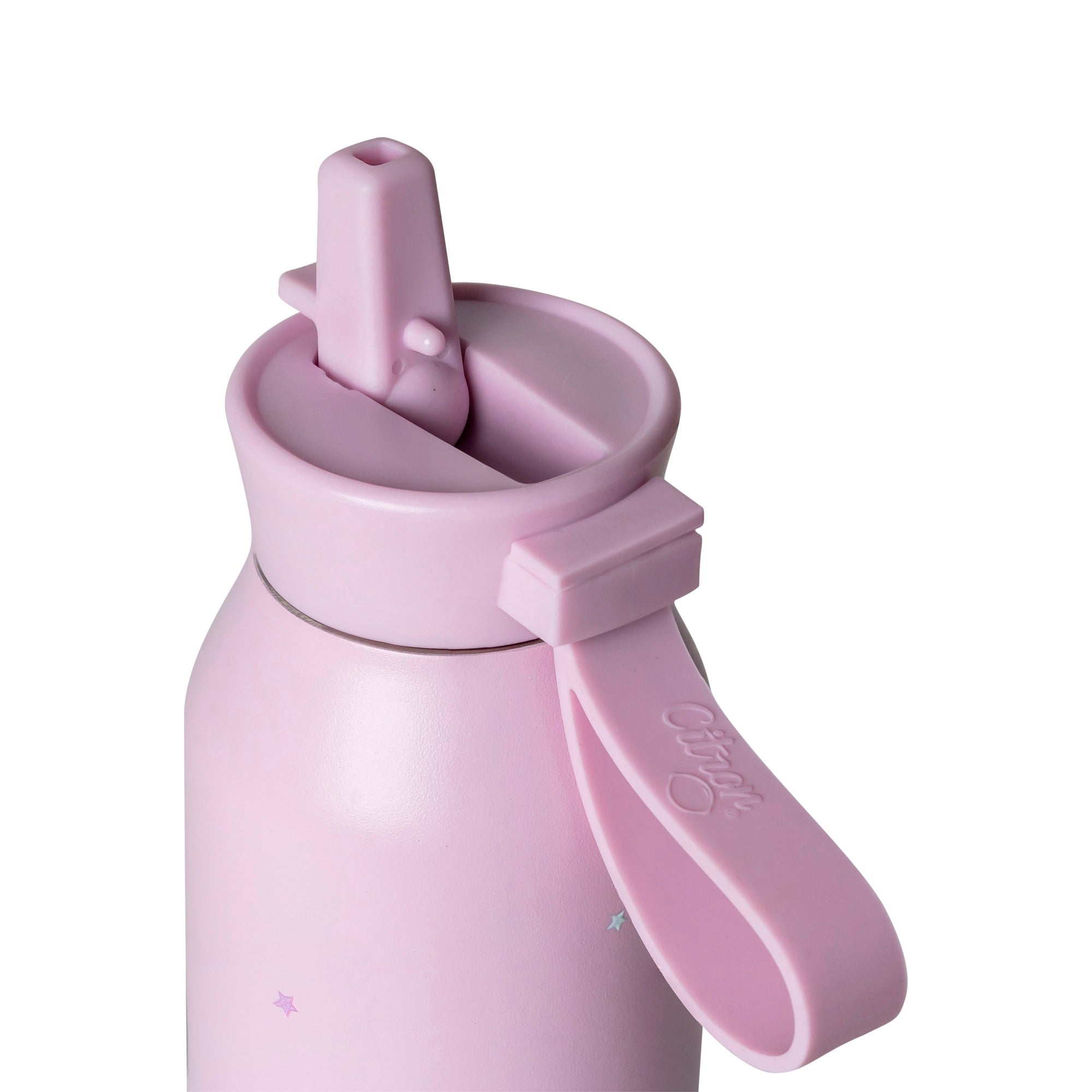 Citron butelka Stormy Unicorn 500 ml dziecięca, termiczna, stal nierdzewna, szczelna, z elastyczną słomką