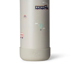 Citron beżowa butelka Vehicles 500 ml dziecięca, termiczna, stal nierdzewna, szczelna, z elastyczną słomką, wzór: pojazdy