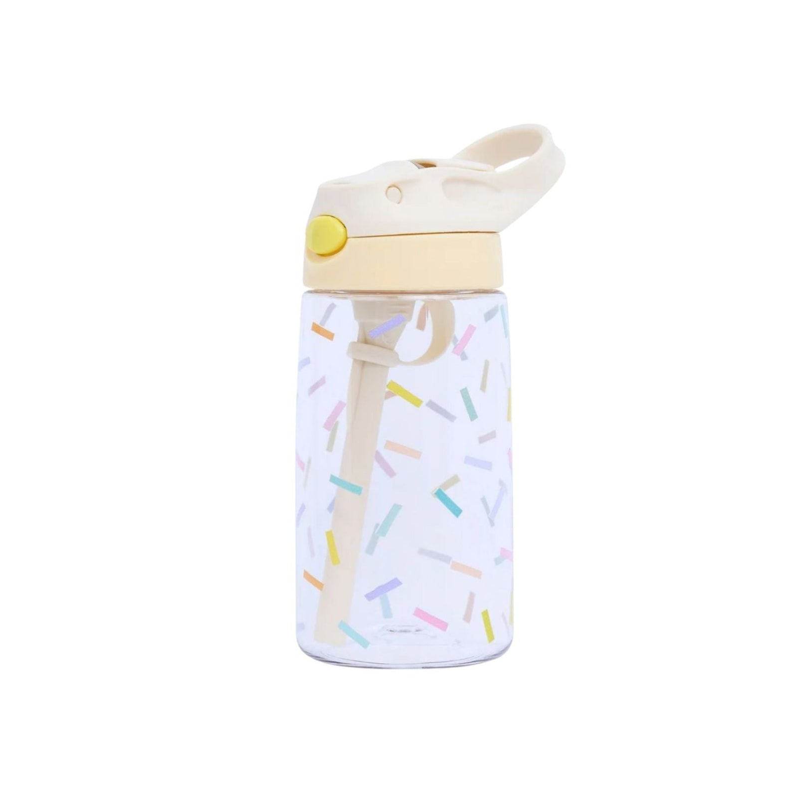 The Cotton Cloud Confetti 480 ml – bidon dla dzieci, odporny na upadki, lekki i wygodny w użyciu, wzór: konfetti