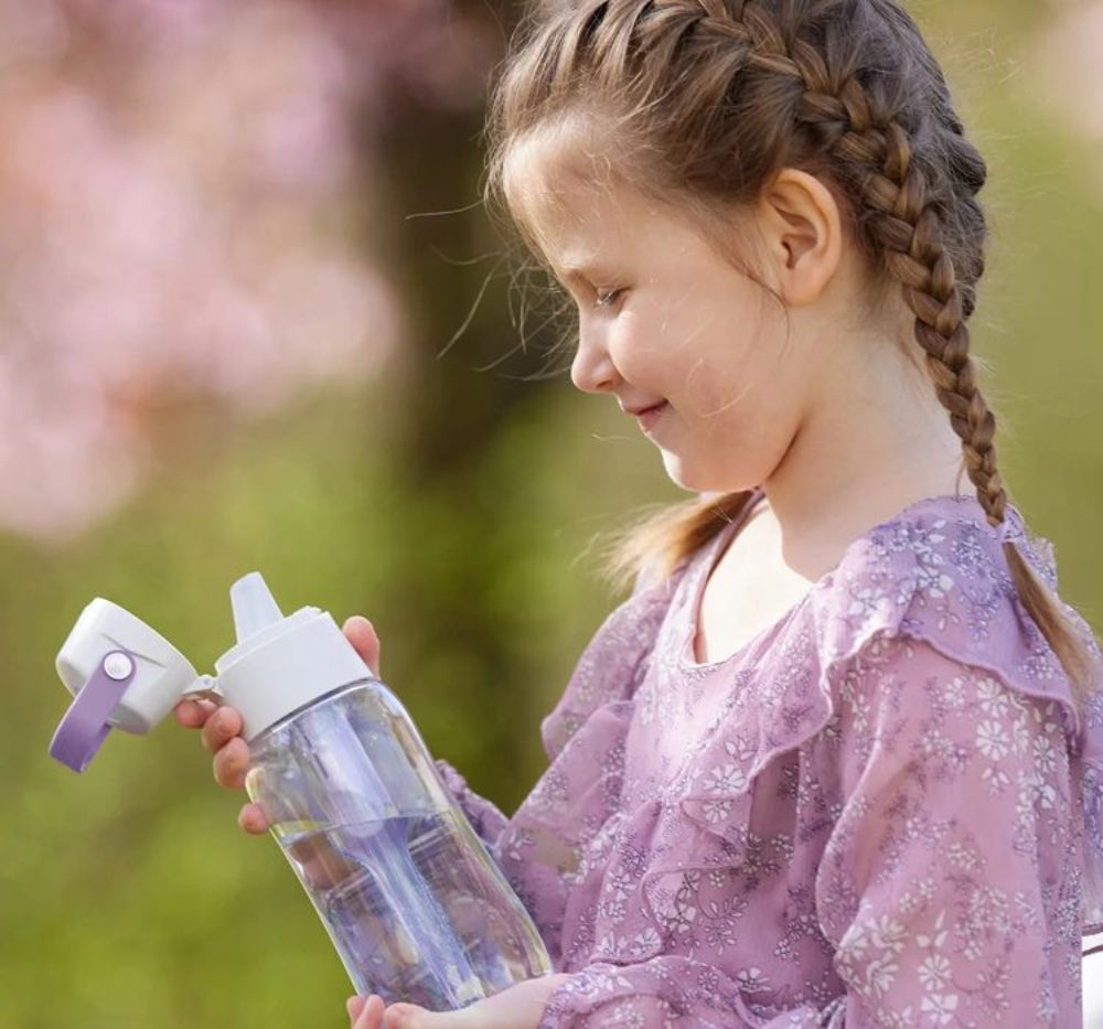 Dafi Solid Digital Lavender – wytrzymała butelka 500 ml na wodę kranową bez BPA