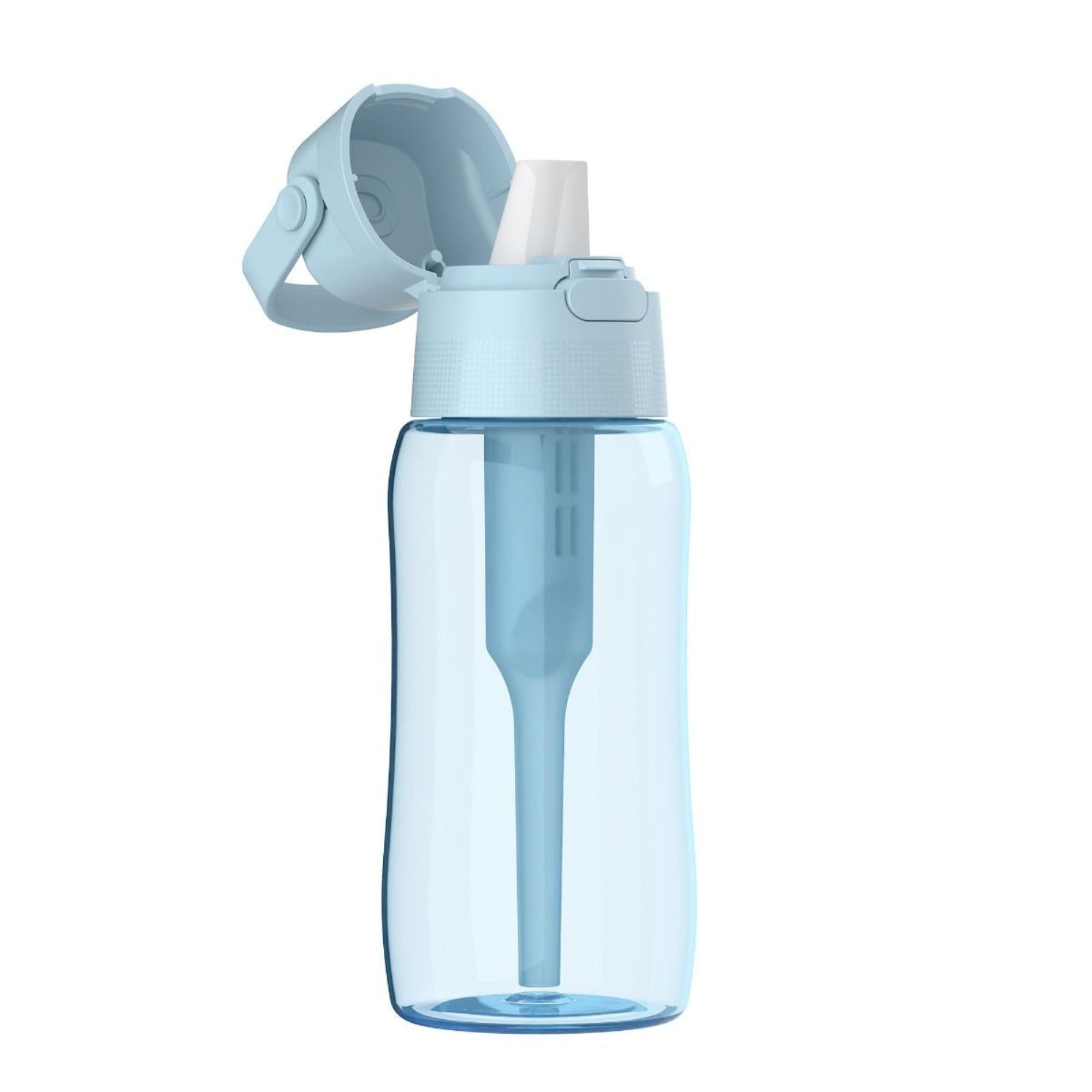 Dafi Solid Dove Blue – tritanowa butelka wielorazowa z filtrem węglowym
