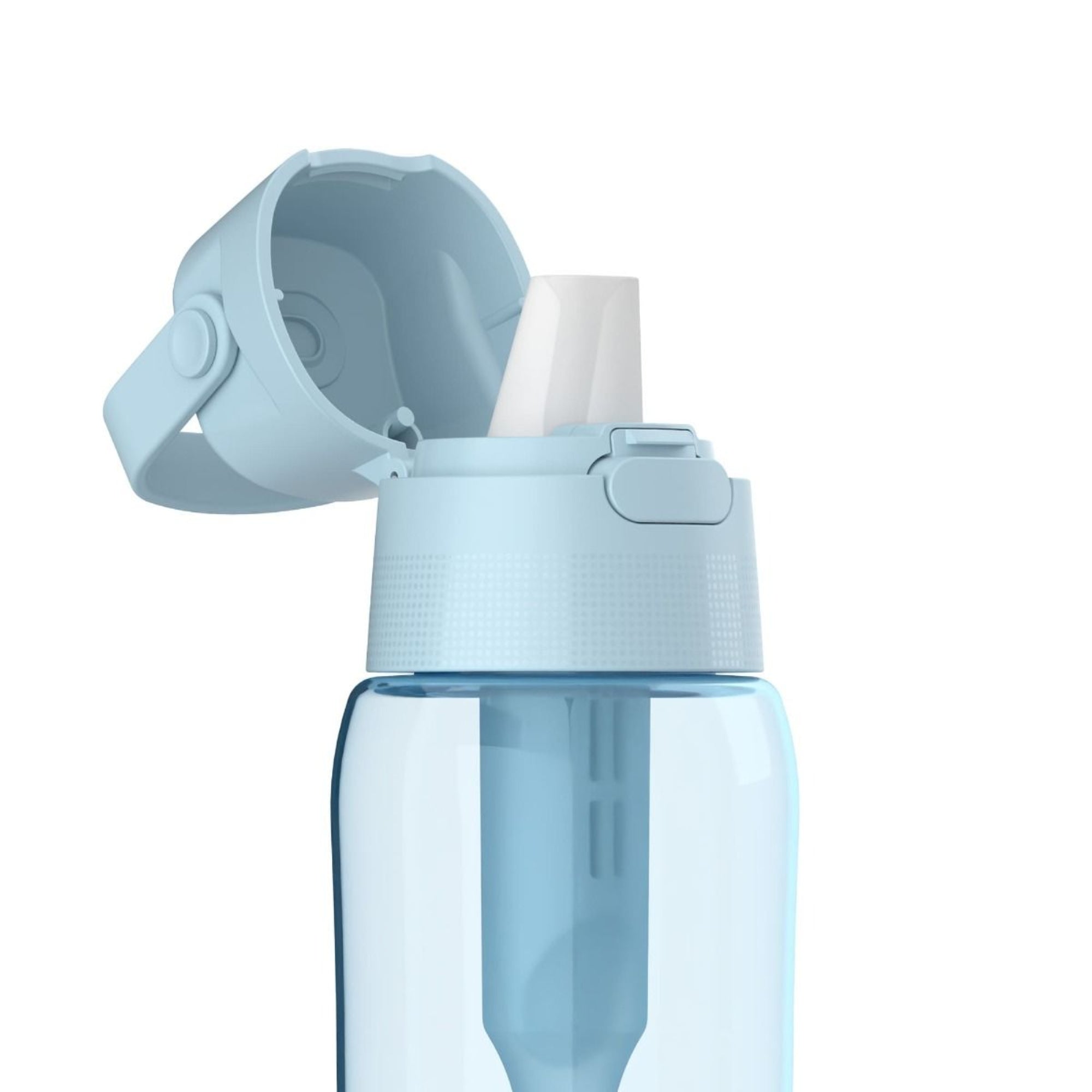 Błękitna butelka filtrująca Dafi Solid 0,5 l w kolorze Dove Blue