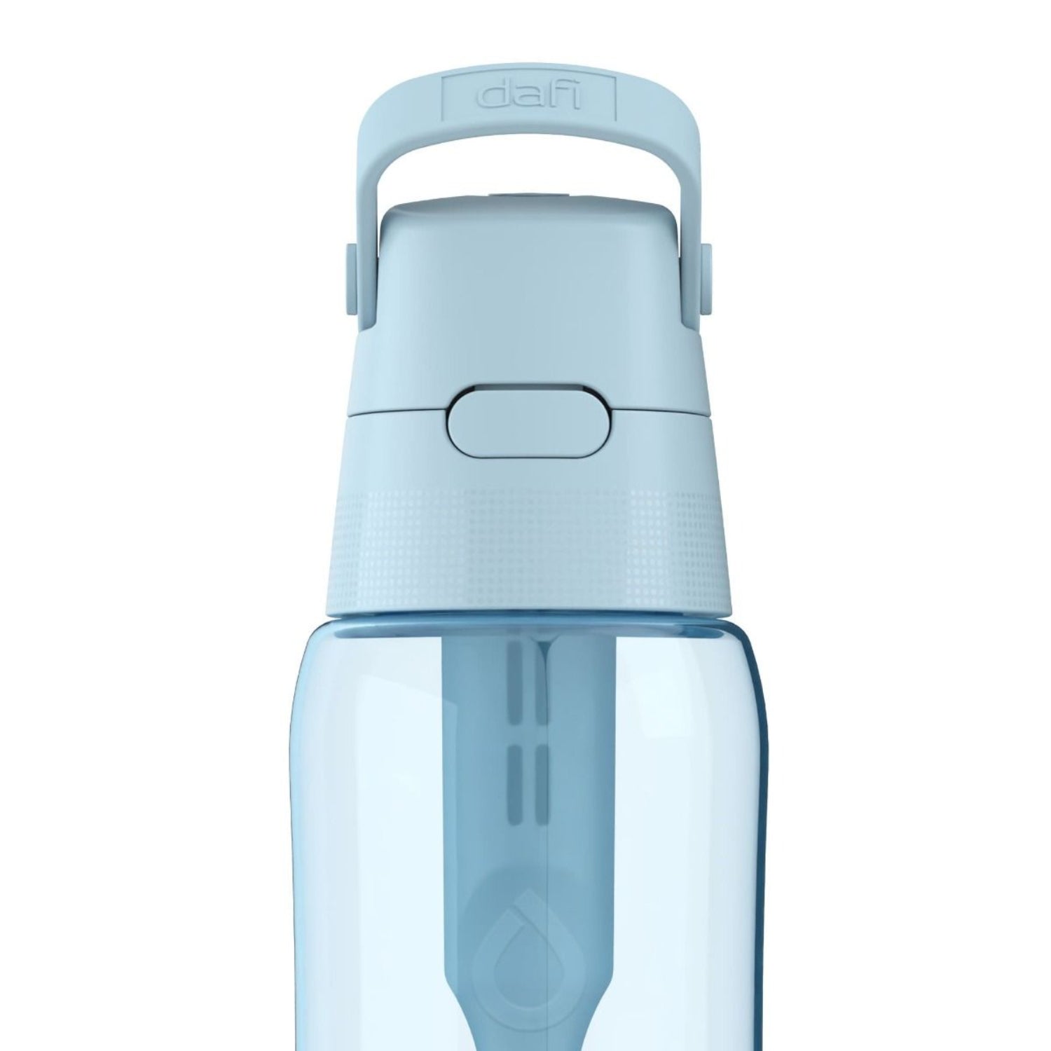 Jasnoniebieska butelka Dafi Solid 500 ml – ergonomiczny bidon do szkoły i pracy
