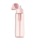 Jasnoróżowa butelka filtrująca Dafi Solid 0,7 l Baby Pink