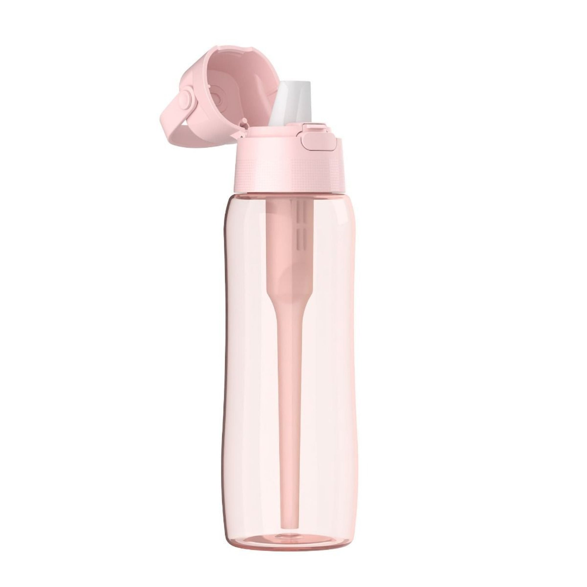 Jasnoróżowa butelka filtrująca Dafi Solid 0,7 l Baby Pink