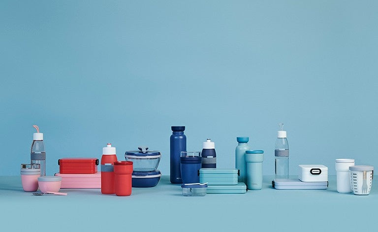 Lunch box Take A Break Mepal - , duża pojemność, z widelcem i wyjmowanymi pojemnikami, wyprodukowano w Europie