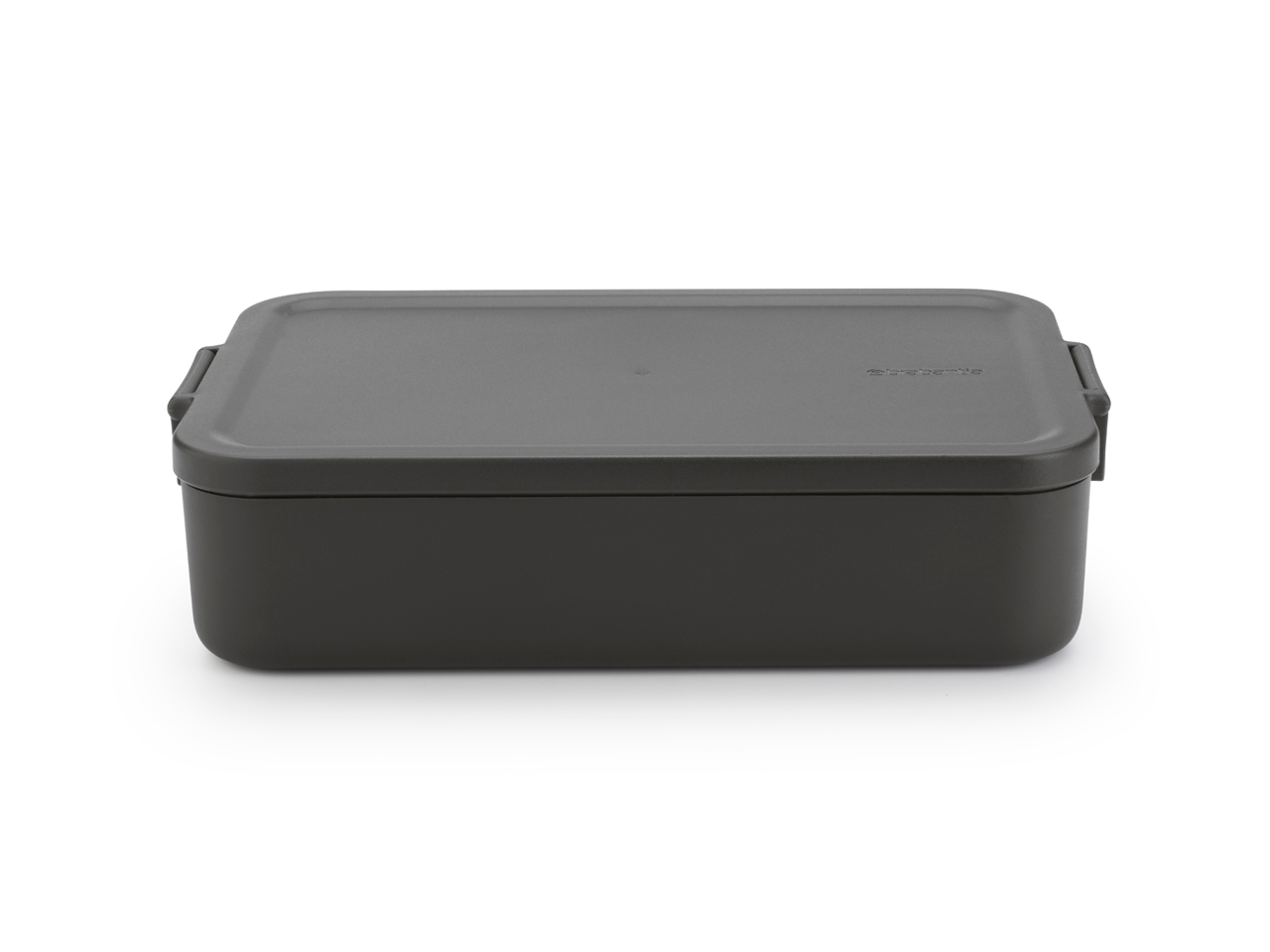 Lunchbox Brabantia Make & Take 2 L z przegródkami i dodatkowymi pojemnikami, szczelny, nadaje się do mikrofalówki, zamrażarki i zmywarki, ekologiczny, kolor: czarny