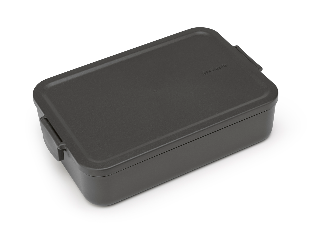 Lunchbox Brabantia Make & Take 2 L z przegródkami i dodatkowymi pojemnikami, szczelny, nadaje się do mikrofalówki, zamrażarki i zmywarki, ekologiczny, kolor: czarny