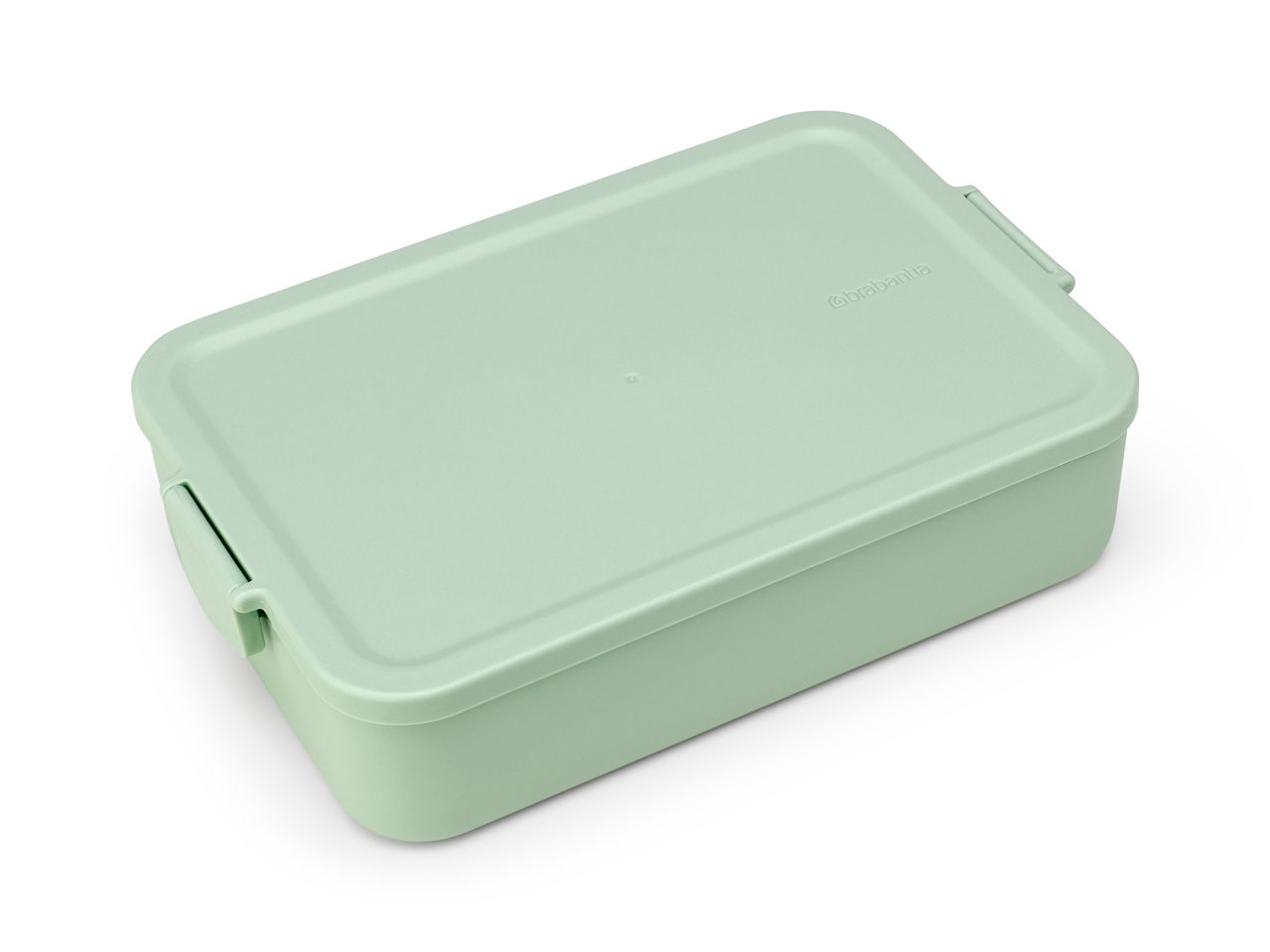 Lunchbox Brabantia Make & Take 2 L z przegródkami i dodatkowymi pojemnikami, szczelny, nadaje się do mikrofalówki, zamrażarki i zmywarki, ekologiczny, kolor: zielony