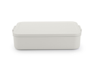 Lunchbox Brabantia Make & Take 2 L z przegródkami i dodatkowymi pojemnikami, szczelny, nadaje się do mikrofalówki, zamrażarki i zmywarki, ekologiczny, kolor: szary
