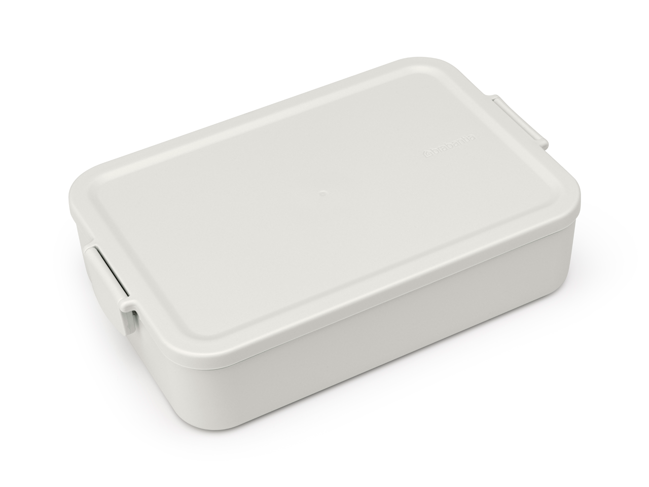 Lunchbox Brabantia Make & Take 2 L z przegródkami i dodatkowymi pojemnikami, szczelny, nadaje się do mikrofalówki, zamrażarki i zmywarki, ekologiczny, kolor: szary