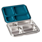 Lekkabox Maxi duży stalowy lunchbox z przegródkami Blue