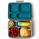 Lekkabox Maxi Blue – pojemna stalowa śniadaniówka bento dla dzieci i dorosłych