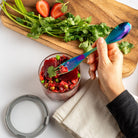 LEKKABOX SPORK RAINBOW – duży łyżkowidelec do jogurtu, dipów i musów, trwała stal, bez BPA, kolorowy i łatwy do zabrania w podróż